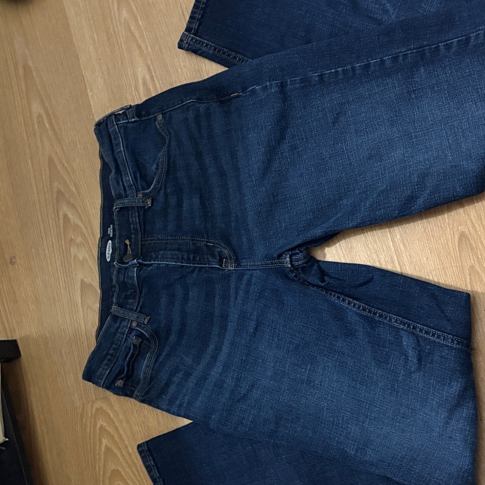 Old Navy Men's Dark Blue Relaxed Jeans